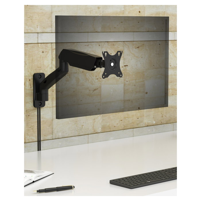 ICY BOX Soporte de Pared para Monitor IB-MS103-W hasta 32" y 9kg VESA Negro