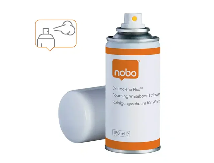 Nobo Espuma de limpieza para pizarras cristal bote 150 ml Nobo Espuma de limpieza para pizarras cristal bote 150 ml