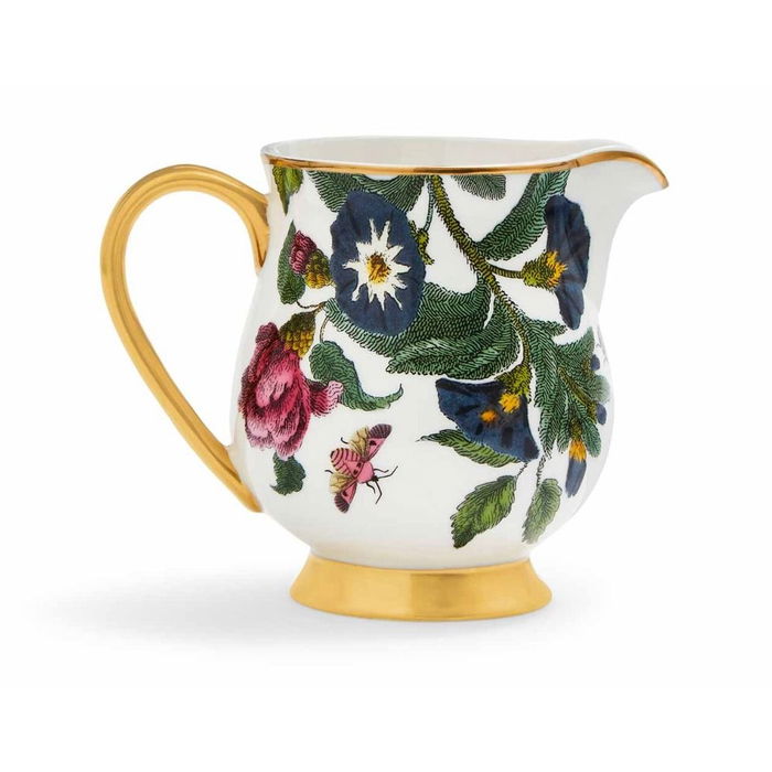 Spode Lechera Creatures 280 Ml Con Pie de Oro de 22 Quilates Pintado a Mano