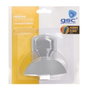GSC Evolution Percha de acero inoxidable con pomo de ABS cromado 45x84mm