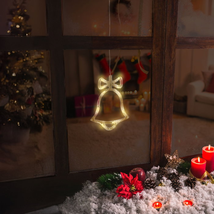 Bambasy Campana colgante de Navidad LED 3xAAA