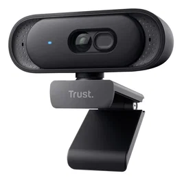 Trust Tomar 26141 Webcam QHD 2K con Obturador de Privacidad, Negro