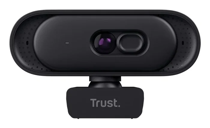 Trust Tomar 26141 Webcam QHD 2K con Obturador de Privacidad, Negro