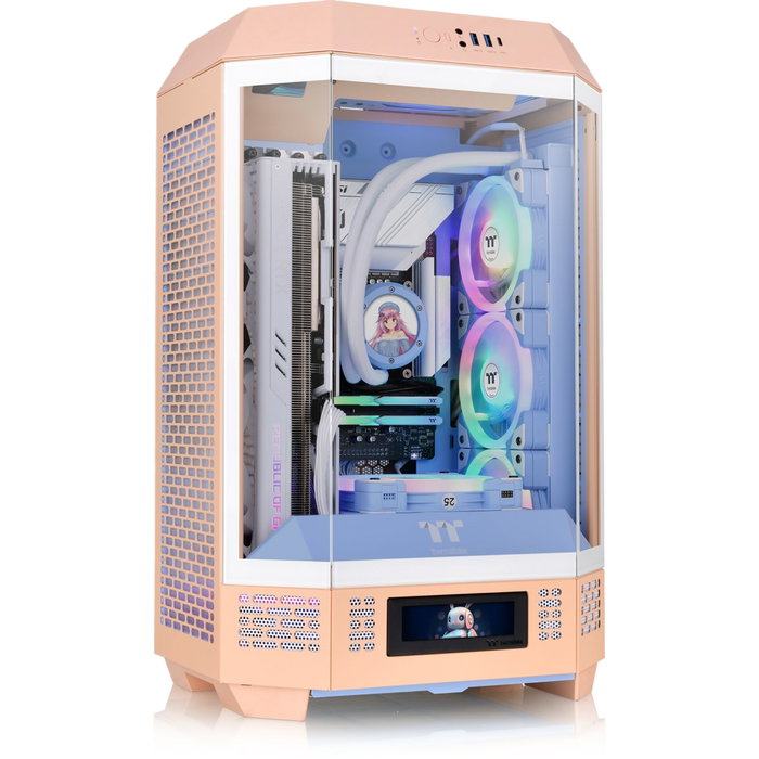 Thermaltake Tower 300 Peach Fuzz Micro Torre Durazno Thermaltake Tower 300 Peach Fuzz Micro Torre Durazno