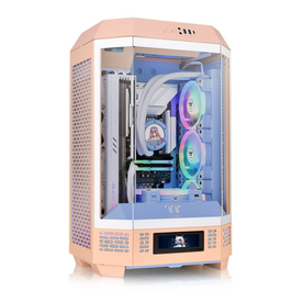Thermaltake Tower 300 Peach Fuzz Micro Torre PC Color Durazno