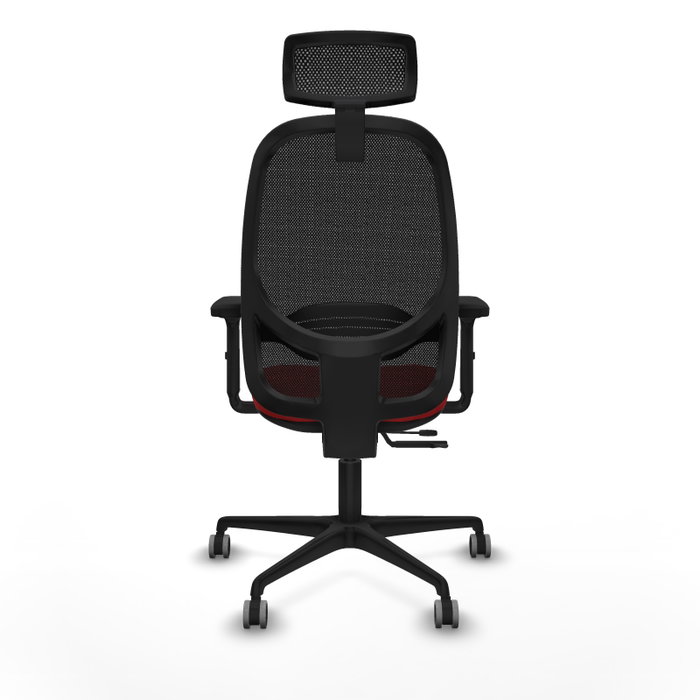 PIQUERAS Y CRESPO Silla de oficina Cilanco con mecanismo Sincro/Traslack, Rojo y Negro PIQUERAS Y CRESPO Silla de oficina Cilanco con mecanismo Sincro/Traslack, Rojo y Negro