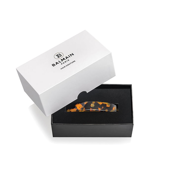 Balmain Hair Pasador Mediano Tortoise Shell
