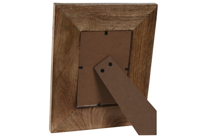 DKD Home Decor Marco de Foto 10x15 Mediterraneo Multicolor Mango y Cristal Lacado 25.5 x 20 cm (2 Unidades)