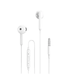 Eightt EAUR-HU Auriculares Intraaurales con Micrófono y Control de Volumen, Blanco