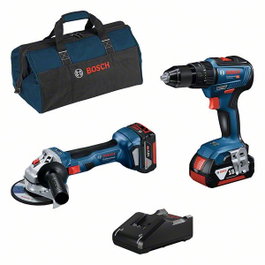 Bosch Kit Taladro Batería GBH 18V-21 y Amoladora GWS 18V-7