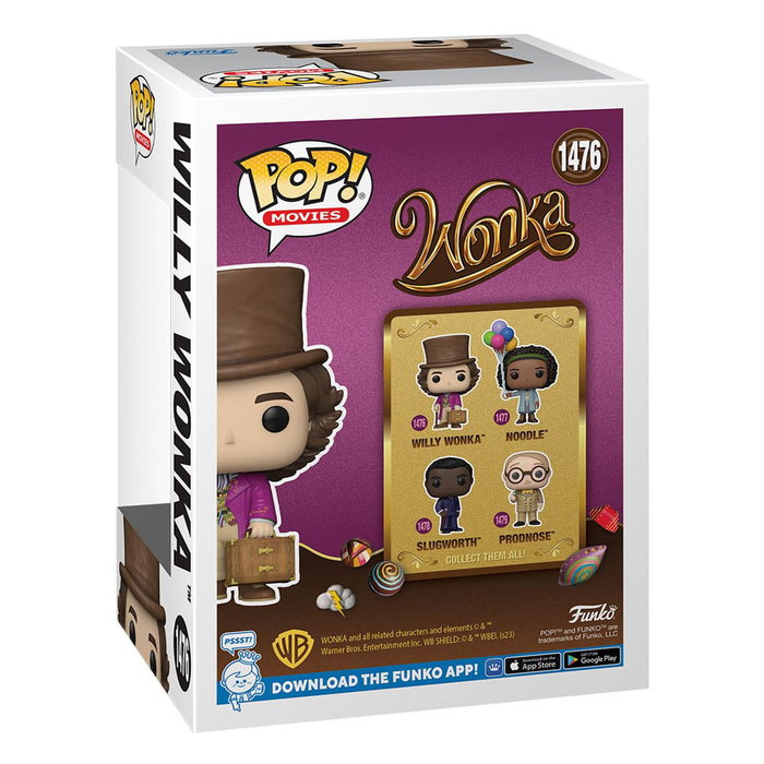Willy Wonka & la fábrica de chocolate Figura POP! Movies Vinyl Willy Wonka 9 cm