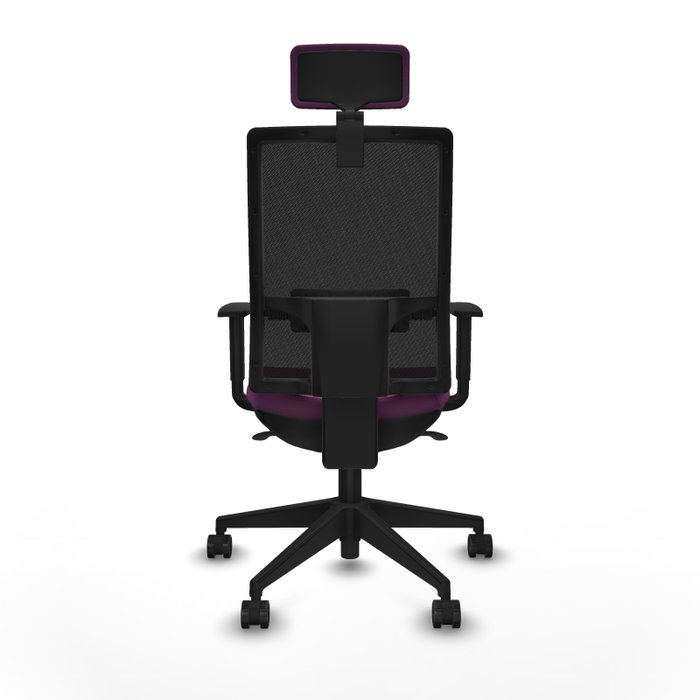 PIQUERAS Y CRESPO Silla de oficina Horna con mecanismo Sincro, Morado y Negro PIQUERAS Y CRESPO Silla de oficina Horna con mecanismo Sincro, Morado y Negro