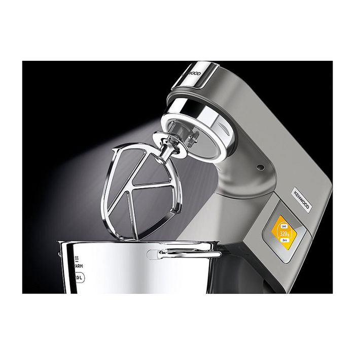 Kenwood KWL90.004SI Titanium Chef Patissier XL Batidora de Varillas Plata 7L