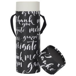 Party Time Caja Regalo Botella Party Time Modelos Surtidos Letras y Topos Medidas d.10 cm h.30.5 cm