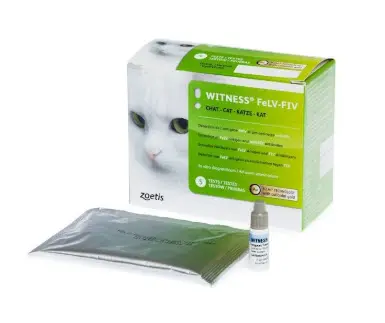 Zoetis Felv Fiv 10Test Detección Antígeno Virus Leucemia Felina y Anticuerpos Virus Inmunodeficiencia Felina