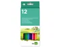 Liderpapel Lápices de Colores Acuarelables Caja de 12 Unidades Colores Surtidos