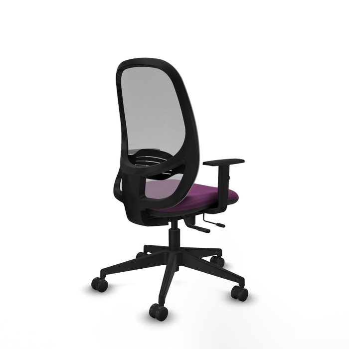 PIQUERAS Y CRESPO Silla de oficina Cilanco Morado y Gris