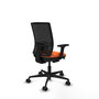 PIQUERAS Y CRESPO Silla de oficina Yunquera Naranja y Negro
