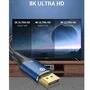 Vention HCELG Cable DisplayPort 1.4 8K Macho-Macho Trenzado de Nylon 1.5m Azul