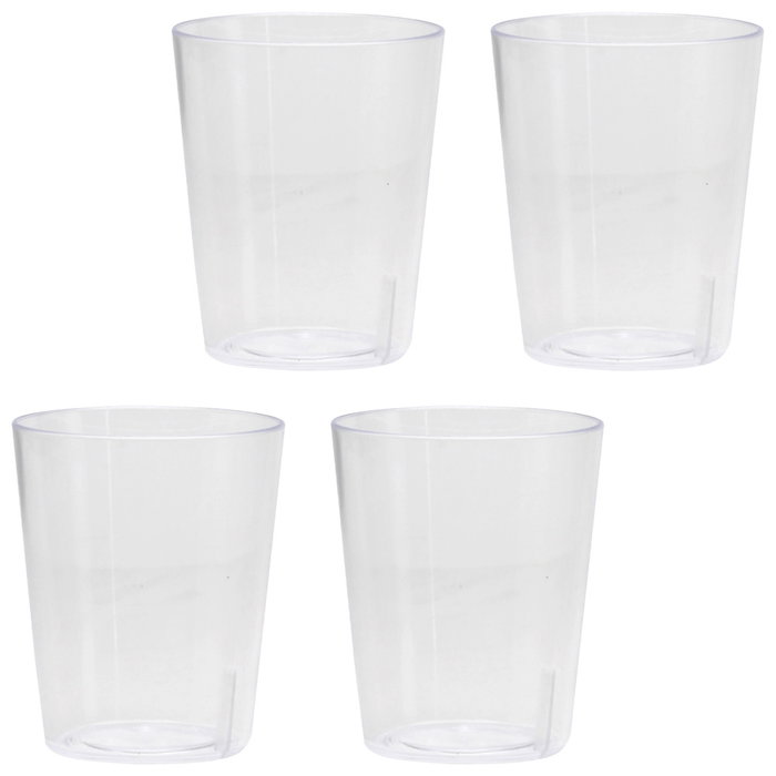 Party Time Juego De 4 Vasos 300 Ml Reutilizable Fiesta