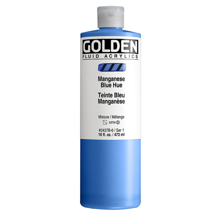 Golden Fluid Colores Acrílicos Azul Manganeso 473 ml Golden Fluid Colores Acrílicos Azul Manganeso 473 ml