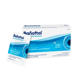 BAÑOFTAL Toallitas Oculares Esteril 20 Unidades