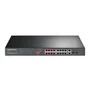 Mercusys MS118CP Switch No Gestionable/Rackable de 18 Puertos (16x Fast Ethernet 100Mbps PoE+ + 2x Gigabit + 2x SFP) para Montaje en Rack