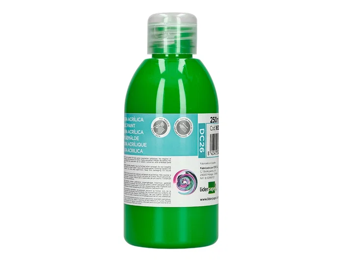 Liderpapel Pintura acrílica Verde 250 ml Liderpapel Pintura acrílica Verde 250 ml