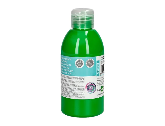Liderpapel Pintura acrílica Verde 250 ml Liderpapel Pintura acrílica Verde 250 ml