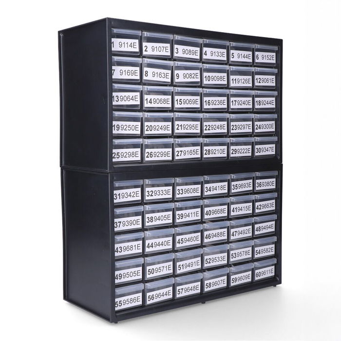 Grafitos Marjal Cajonera para 60 Escobillas de Carbón (240 juegos) con Poster y Muestrario