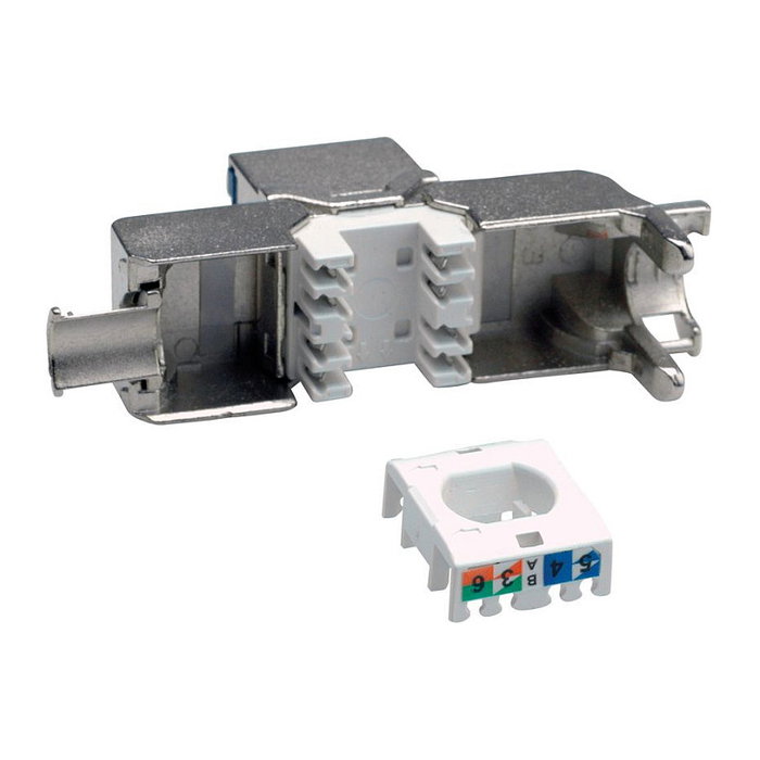 VALUE Kat.6A Class EA Keystone RJ-45 blindado sin herramientas de herramienta