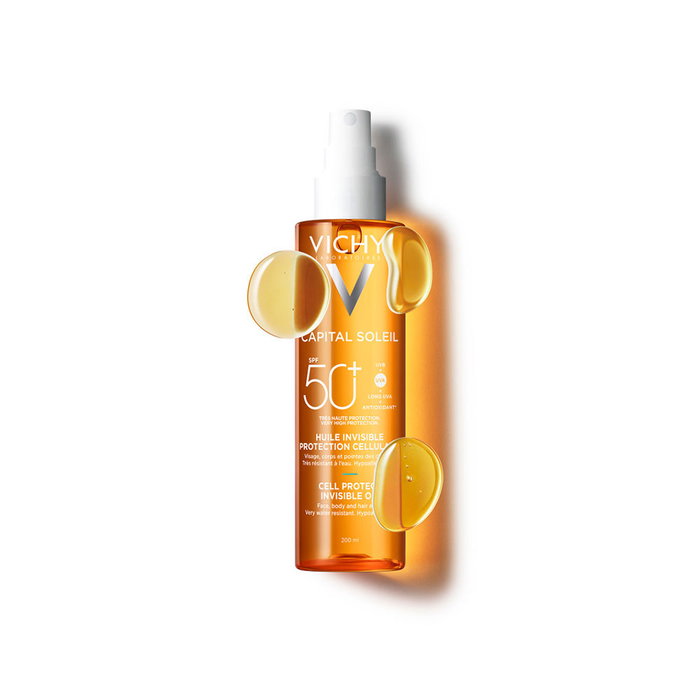 Vichy Capital Soleil Cell Protect Aceite Invisible SPF 50+ 200 ml Vichy Capital Soleil Cell Protect Aceite Invisible SPF 50+ 200 ml