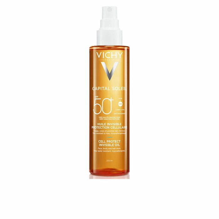 Vichy Capital Soleil Cell Protect Aceite Invisible SPF 50+ 200 ml Vichy Capital Soleil Cell Protect Aceite Invisible SPF 50+ 200 ml
