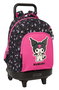 Safta Mochila Grande con Ruedas Compact Extraible Kuromi 33x45x22 cm