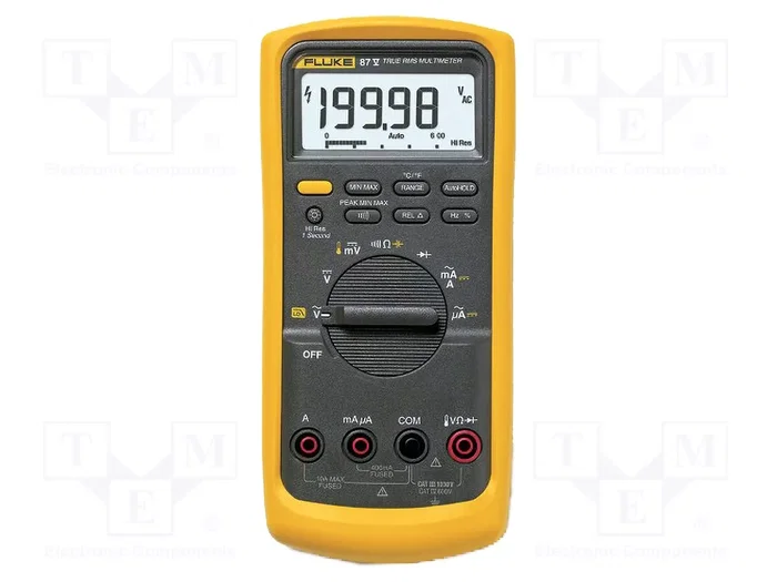 FLUKE Multímetro Digital 87V True RMS con LCD FLUKE Multímetro Digital 87V True RMS con LCD