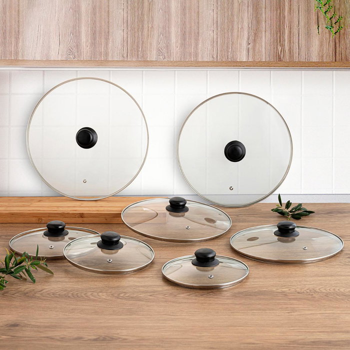 Tapa Vidrio Renova Quid 24 cm (6 Unidades) Tapa Vidrio Renova Quid 24 cm (6 Unidades)