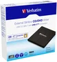 Verbatim 43886 Grabadora Externa Slimline DVD±RW USB-C con Nero Software, Conexión USB 3.2 Gen 1, para Portátiles, Compacta, Alimentación por USB, Color Negro