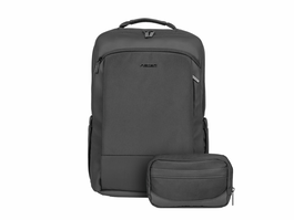 NATEC Kudu Plus Mochila Negro para portátil de 39,6 cm (15.6"), 2 compartimentos, asa de transporte
