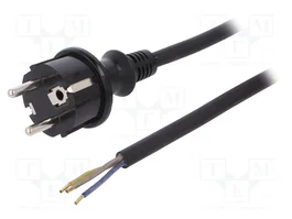 PLASTROL Cable de alimentación H07RN-F 3x1mm2 3m