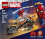 Lego Marvel Juego de Construcción Spider-Man vs. Moto del Motorista Fantasma