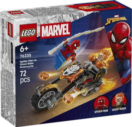 Lego Marvel Juego de Construcción Spider-Man vs. Moto del Motorista Fantasma
