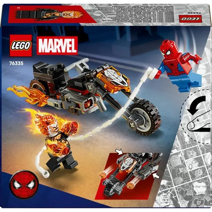 LEGO Marvel Spider-Man vs. Moto del Motorista Fantasma 76335 LEGO Marvel Spider-Man vs. Moto del Motorista Fantasma 76335