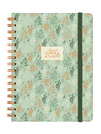 Finocam Agenda Espiral E10-155x212 mm Svh Tapa Dura Trigo 2026