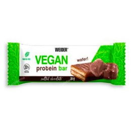 WEIDER Barquillo Proteína Vegana Chocolate Salado 12Ud. 30% Proteína Sin Aceite de Palma
