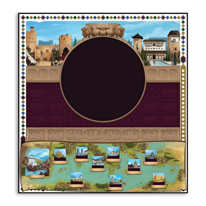 Ludonova Sabika LDNV450001 - Juego de Mesa Estratégico de Construcción de la Alhambra para 1 a 4 Jugadores, Duración 60-120 Minutos, Edad +14, Idioma Español