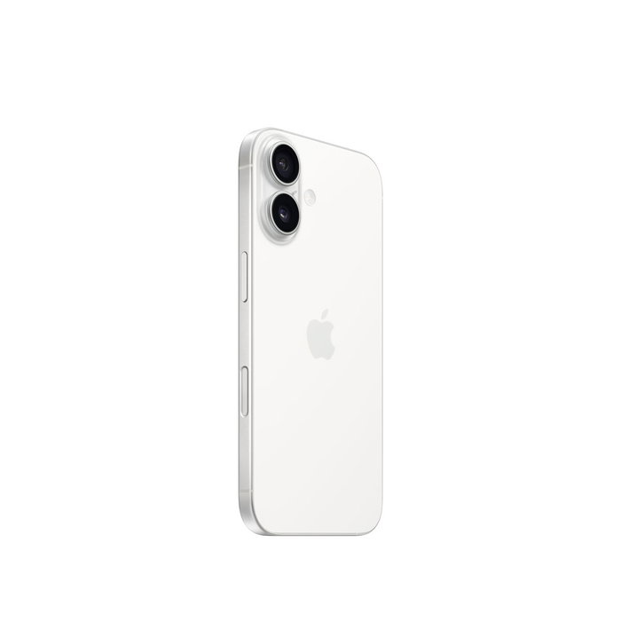 Apple iPhone 16 Smartphone - 128 GB Blanco, Pantalla Super Retina XDR OLED de 6.1", Cámara trasera 48 MP, Chip A18, iOS 18, 5G, Resistencia IP68