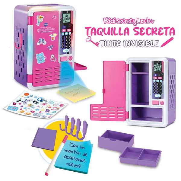 Vtech KidiSecrets Locker Taquilla Secreta con Tinta Invisible Fucsia Vtech KidiSecrets Locker Taquilla Secreta con Tinta Invisible Fucsia