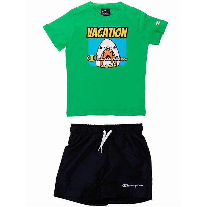 Conjunto Deportivo para Niños Champion Verde 2 Piezas Conjunto Deportivo para Niños Champion Verde 2 Piezas