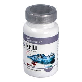 PLANNATUR Krill 500Mg 30 Perlas Aceite Omega-3 EPA DHA Antioxidante Astaxantina Fuente Fosfolípidos