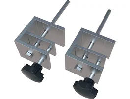 Nobo Abrazadera Premium Plus para Pantalla Separadora Sobremesa Pack 2 Unidades